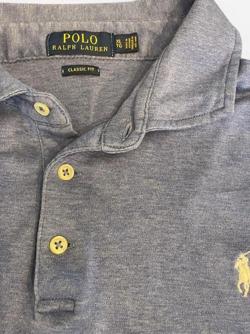 Polo Ralph Lauren blue polo cotton shirt Size XL #preppy #classic